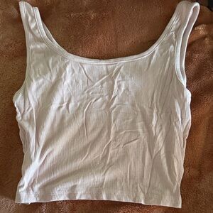 Pink Ribbed Tank Top